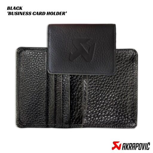 Akrapovic Business Card Holder - Black