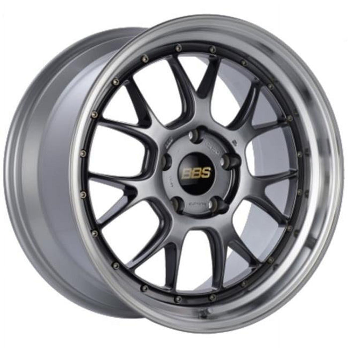 BBS LM-R 20x11 5x120 ET40 Gloss Black/Gold Center / Diamond Cut Lip Wheel -82mm PFS/Clip Required