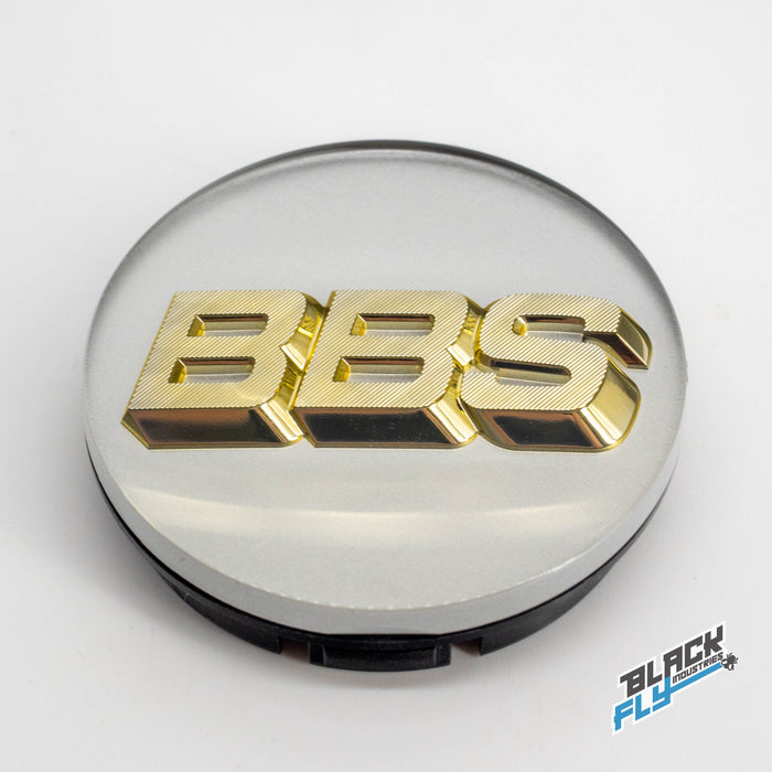 BBS Center Cap 56mm Black/Platinum - 3D