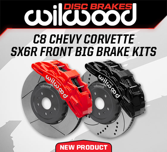Wilwood 15-23 Mustang Front Kit SX6R Lug Drive