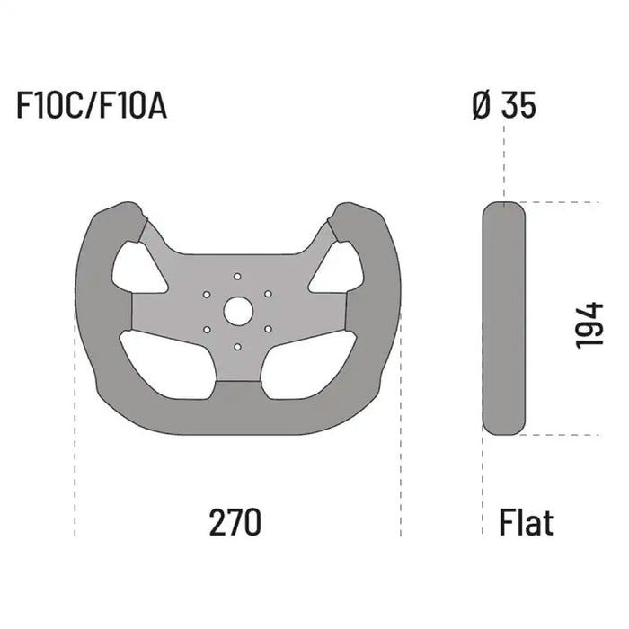 Sparco F10A Suede Black Steering Wheel