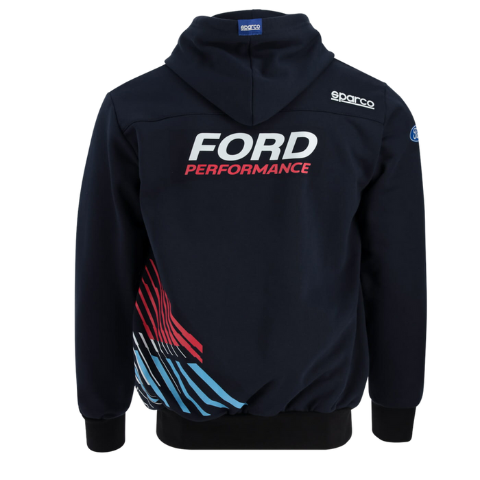 Sparco Sweatshirt Hooded WWW Navy LRG