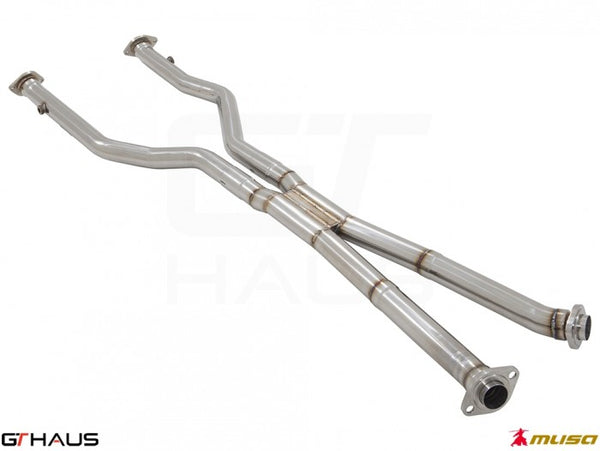 GT Haus Lexus LC Series LC500 – Full Cat-Back LSR pipe (Front +Mid Section)