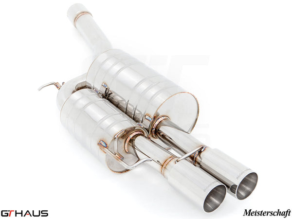 Premium stainless steel exhaust system for BMW E60/61 535i/xi, enhancing performance and sound.