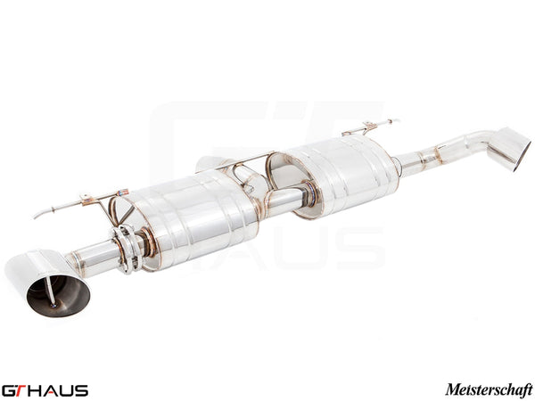 Premium stainless steel exhaust system for BMW E70 X5 SAV 3.5i N55 Turbo, enhancing performance and sound.