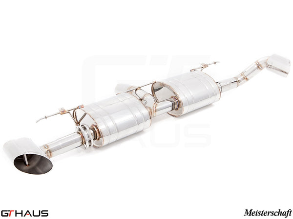 Premium stainless steel exhaust system for BMW E71 X6 SAV Sport 3.5i, enhancing performance and sound.