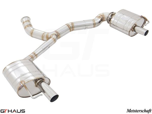 Premium exhaust system for Mercedes-Benz A205 C-convertible C400/450/43 AMG, featuring stainless steel construction and enhanced performance.