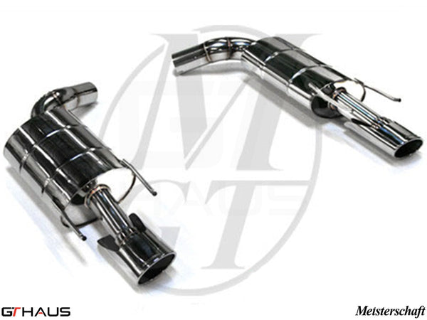 Premium stainless steel exhaust system for Mercedes-Benz W221 S-Class S600 V12, enhancing performance and sound.