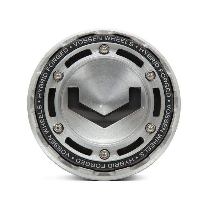Vossen Billet Modular Cap - Small - Brushed w/ Grey Insert