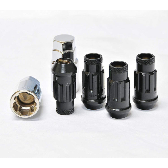 Wheel Mate Muteki SR48 Open End Locking Lug Nut Set of 4 - Purple 12x1.25 48mm