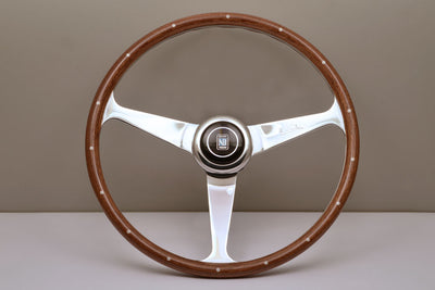Nardi Classic Anni 50 Wood 390mm Polished Spoke Mahogany w/ Rivets