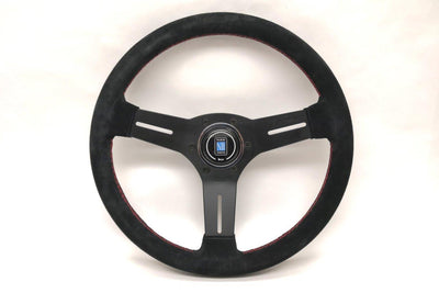 Nardi Competition 330mm Black Spoke Black Suede