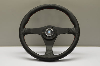 Nardi Gara 3/0 350mm Black Spoke Perforated Leather