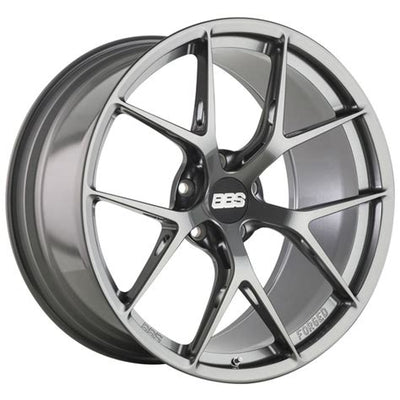 BBS FI-R 19x9.5 5x120 ET22 CB72.5 Diamond Silver Wheel -82mm PFS/Clip Req