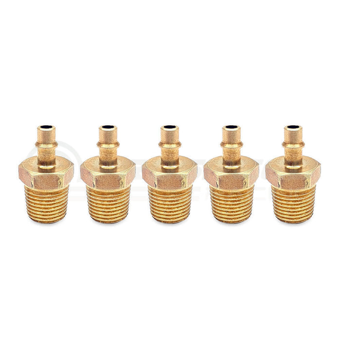 Turbosmart 6mm / 1/4in Hose End to -6AN ORB Male Straight - Clear