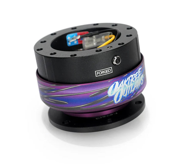 NRG Quick Release Gen 2.0 - Black Body/ Purple Oak Tree Outlaw Ring
