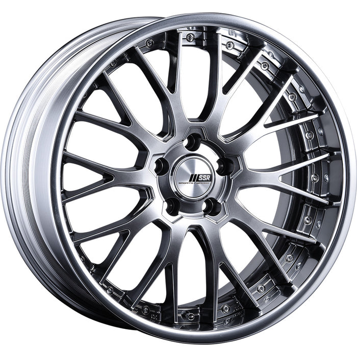 SSR Reiner Type-10 5x114.3 18x8.5 Offset 38 Dark Gunmetal