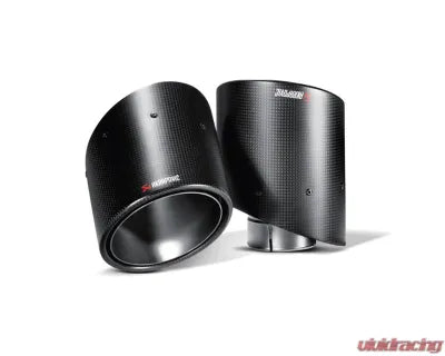 Akrapovic Replacement Carbon Fiber Tail Pipe - Single (Left Inside for S-AU/TI/6H)