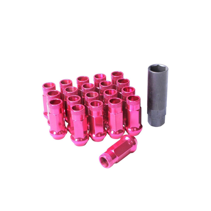 Wheel Mate Muteki SR48 Open End Lug Nuts - Pink 12x1.25 48mm