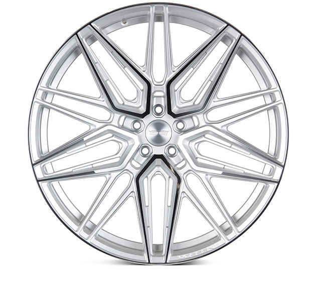 Vossen HF-7 21X9.5 / 5X114.3 / ET35 / Deep Face / 64.1 - Silver Polished Wheel