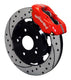 Wilwood 02-06 Acura RSX Drilled & Slotted Front Rotor Kit - Red Calipers