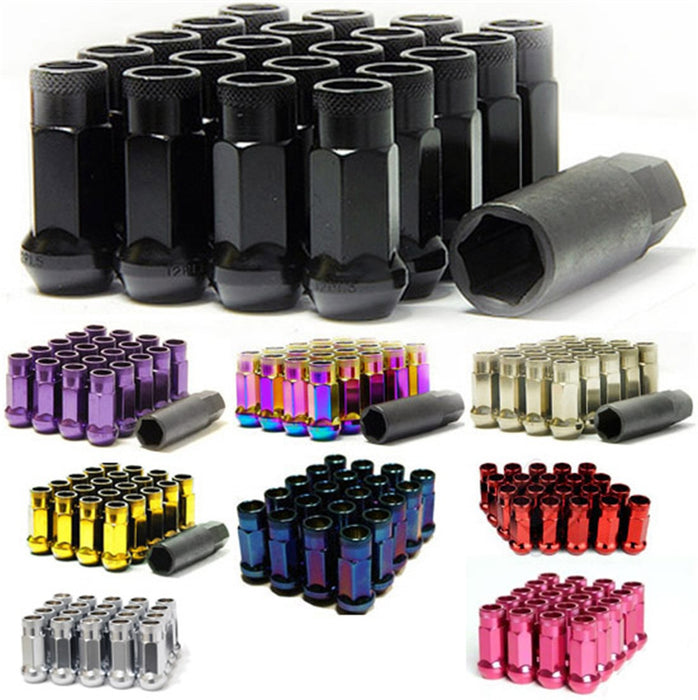 Wheel Mate Muteki SR48 Open End Lug Nuts - Black 12x1.25 48mm