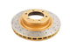 DBA 2012 Toyota 4Runner/11-12 FJ Cruiser Front Drilled and Slotted 4000 Series Rotor