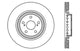 StopTech Drilled Sport Brake Rotor