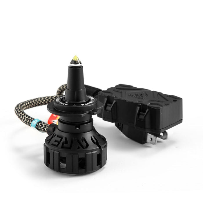 AlphaRex Black Ammo Panoramic LED Light Bulbs - H11