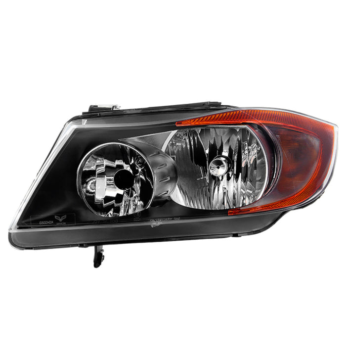 Spyder 06-08 BMW E90 Sedan Halogen Model Only OEM Style Headlights - Right and Left