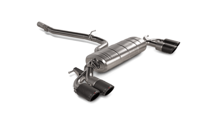 Akrapovic 2021+ Audi S3 Sportback (8Y) Evolution Line Cat Back (Titanium) w/Carbon Tips