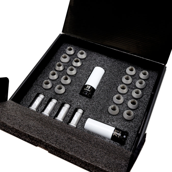 Mishimoto Steel Locking Lug Nuts M14x1.5 24pc Set Black