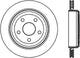StopTech Slotted Sport Brake Rotor 11-17 Jeep Grand Cherokee (Excludes SRT8)