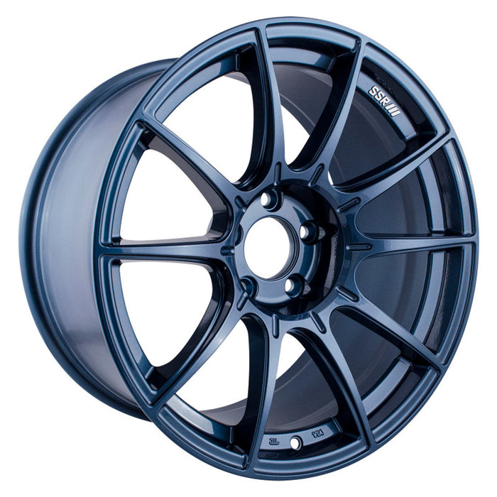 SSR GTX01 18x9.5 5x114.3 40mm Offset Blue Gunmetal Wheel (MOQ of 40 S/O, No Cancellations)