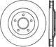 StopTech Power Slot 97-04 Chevy Corvette Front Right CRYO Rotor