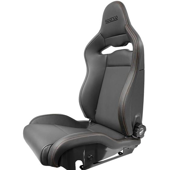 Sparco Seat SPX Special Edition Black/Red w/ Matte Carbon Shell - Left