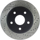 StopTech 04-06 Dodge Durango / 02-10 Ram 1500 (exc Mega Cab) Front Left Slotted & Drilled Rotor