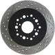 StopTech Power Slot 93-97 Lexus GS Series/95-00 LS400/92-00 SC400 Rear Right Drilled & Slotted Roto