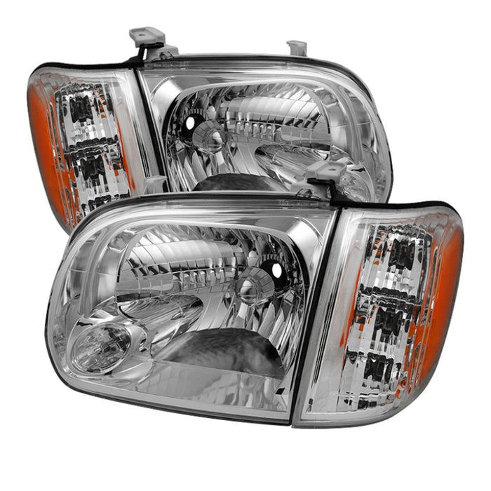 xTune 05-06 Toyota Tundra 4DR Double Cab OEM Style Headlights - Chrome HD-JH-TTUN05-C