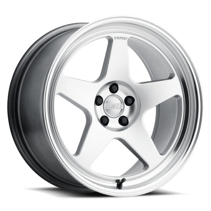 Kansei K12H Knp 18x10.5in / 5x120 BP / 12mm Offset / 72.56mm Bore - Hyper Silver Wheel