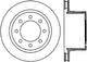 StopTech Power Slot 06-08 Dodge Ram 1500 / 03-08 Ram 2500/3500 All Rear Left Slotted CRYO Rotor