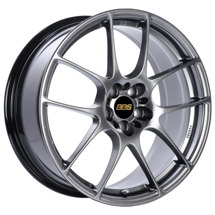 BBS RF 18x8 5x120 ET48 Diamond Black Wheel -82mm PFS/Clip Required