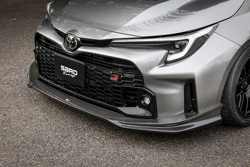 SARD GR Corolla GT1 Front Half Spoiler -(FRP/Carbon Fiber)