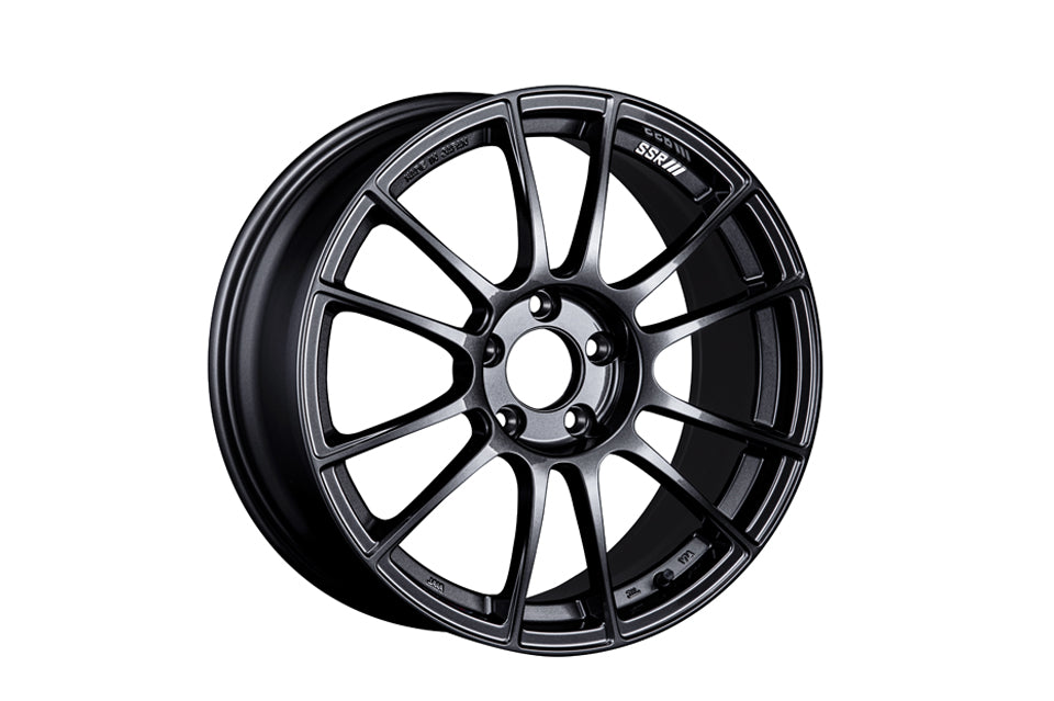 SSR GTX04 16x6.5 4x100 45mm Offset Dark Gunmetal Wheel