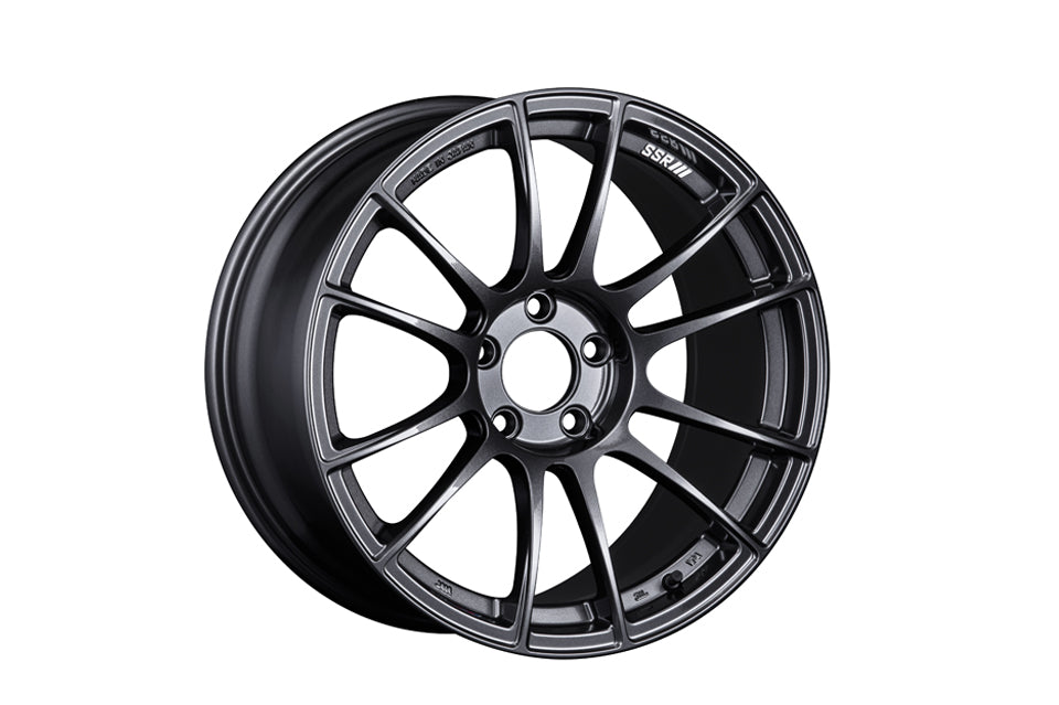 SSR GTX04 17x7 4x100 53mm Offset Dark Gunmetal Wheel