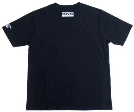 HKS T-SHIRT SUPER RACING BLACK 2L