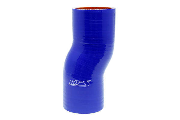 HPS 2.5" (63mm) Silicone Offset Coupler 6" Long - Blue (HTSOC-250-L6-BLUE)