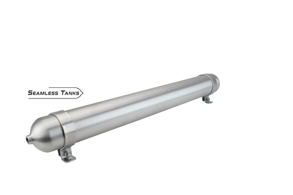 Universal Air Seamless Air Tank 2.875" x 28" (.621 Gal) (2) 1/4" NPT Ports