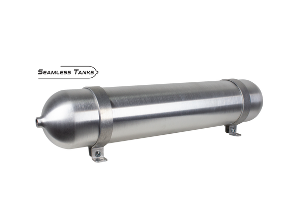 Universal Air Seamless Air Tank 4.5" x 24" (1.338 Gal) (2) 1/4" NPT Ports