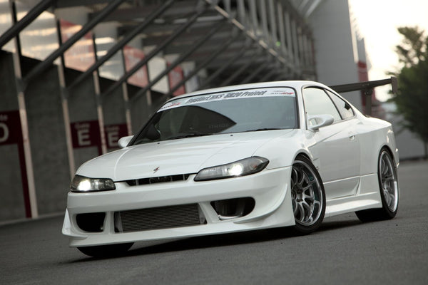 Ridge Widebody Kit (Large Canards, No Fender Vents) for 1999-2002 Nissan S15 Silvia